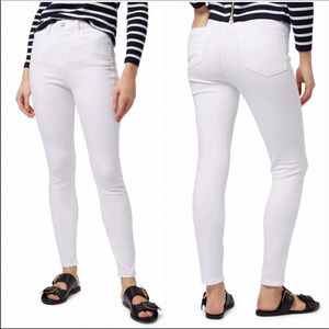 NWT TopShop White Moto Jamie Skinny Jeans Size 32X30